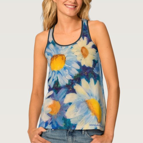 Alaskan Crazy Daisies Racerback Tank Top