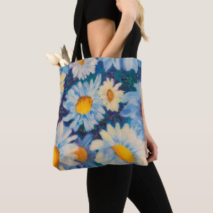 Alaskan Crazy Daisies Racerback Tank Top Tote Bag