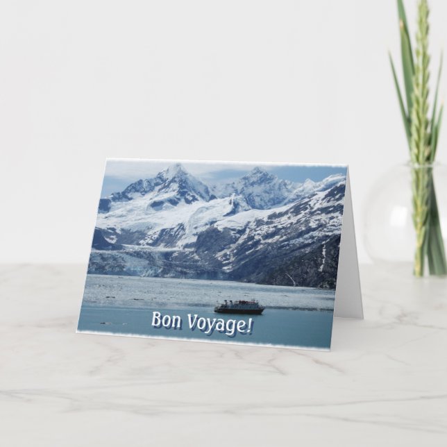 Alaskan Cruise Bon Voyage Greeting Card (Front)