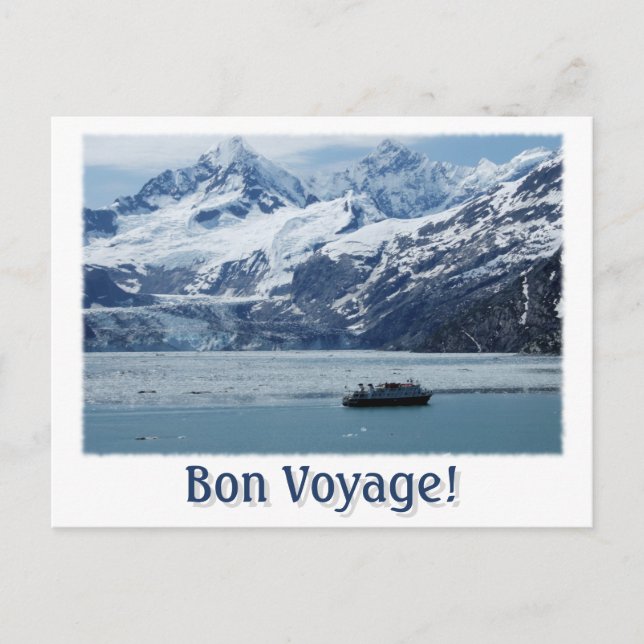 Alaskan Cruise Bon Voyage Post Card (Front)