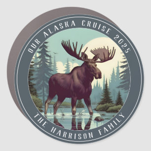 Alaskan Cruise Decor Door Personalized Magnet