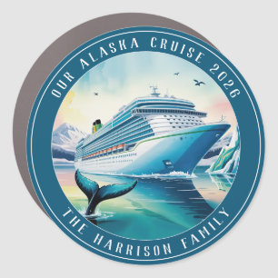 Alaskan Cruise Decor Door Personalized Magnet