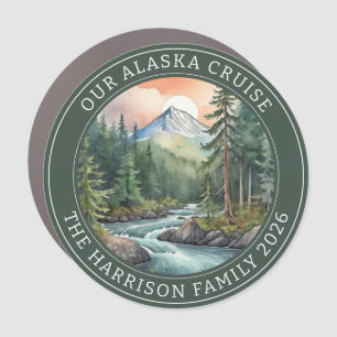 Alaskan Cruise Decor Door Personalized Magnet