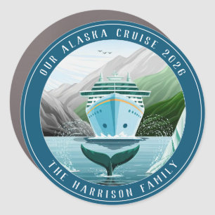 Alaskan Cruise Decor Door Personalized Magnet