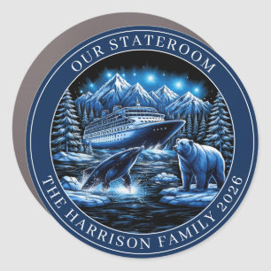 Alaskan Cruise Decor Door Personalized Magnet