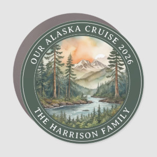 Alaskan Cruise Decor Door Personalized Magnet