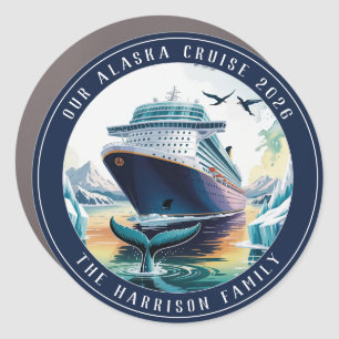 Alaskan Cruise Decor Door Personalized Magnet