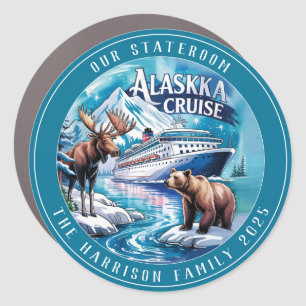 Alaskan Cruise Decor Door Personalized Magnet