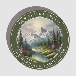 Alaskan Cruise Decor Door Personalized Magnet