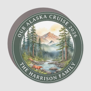 Alaskan Cruise Decor Door Personalized Magnet