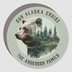 Alaskan Cruise Decor Door Personalized Magnet