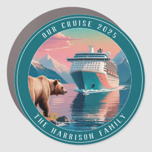 Alaskan Cruise Decor Door Personalized Magnet