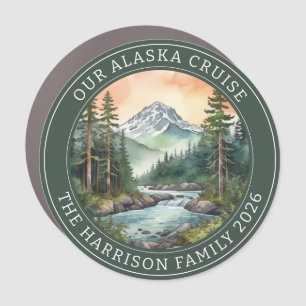 Alaskan Cruise Decor Door Personalized Magnet