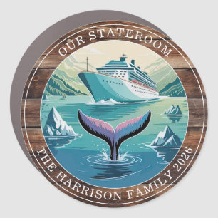 Alaskan Cruise Decor Door Personalized Magnet