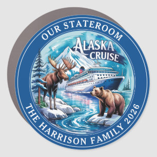 Alaskan Cruise Decor Door Personalized Magnet