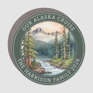Alaskan Cruise Decor Door Personalized Magnet