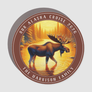Alaskan Cruise Decor Door Personalized Magnet