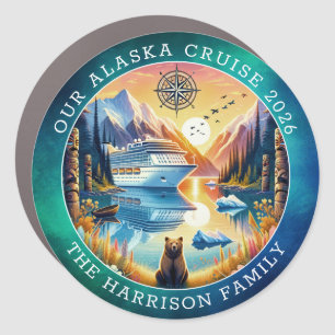 Alaskan Cruise Decor Door Personalized Magnet