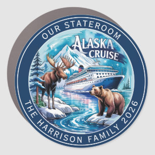 Alaskan Cruise Decor Door Personalized Magnet