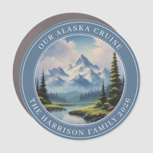 Alaskan Cruise Decor Door Personalized Magnet
