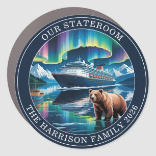 Alaskan Cruise Decor Door Personalized Magnet