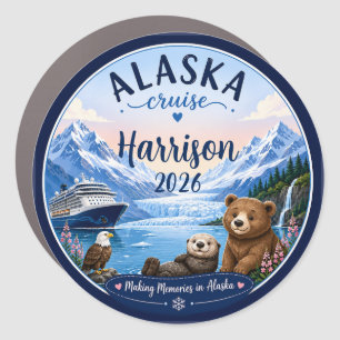 Alaskan Cruise Decor Door Personalized Magnet