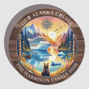 Alaskan Cruise Decor Door Personalized Magnet
