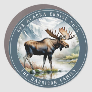 Alaskan Cruise Decor Door Personalized Magnet