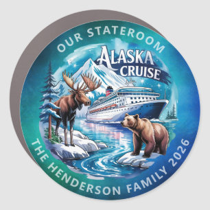Alaskan Cruise Decor Door Personalized Magnet