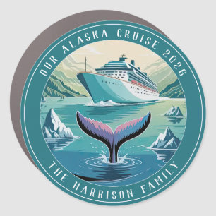 Alaskan Cruise Decor Door Personalized Magnet