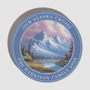 Alaskan Cruise Decor Door Personalized Magnet