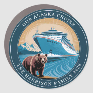 Alaskan Cruise Decor Door Personalized Magnet