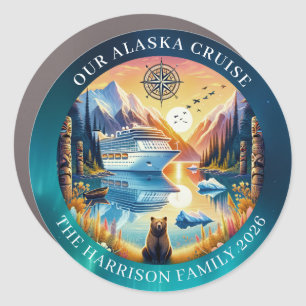 Alaskan Cruise Decor Door Personalized Magnet