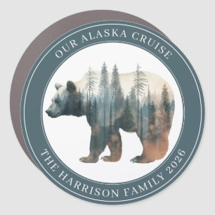 Alaskan Cruise Decor Door Personalized Magnet