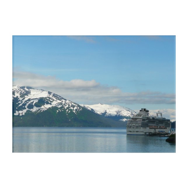 Alaskan Cruise Vacation Travel Photography Acrylic Print (Front)