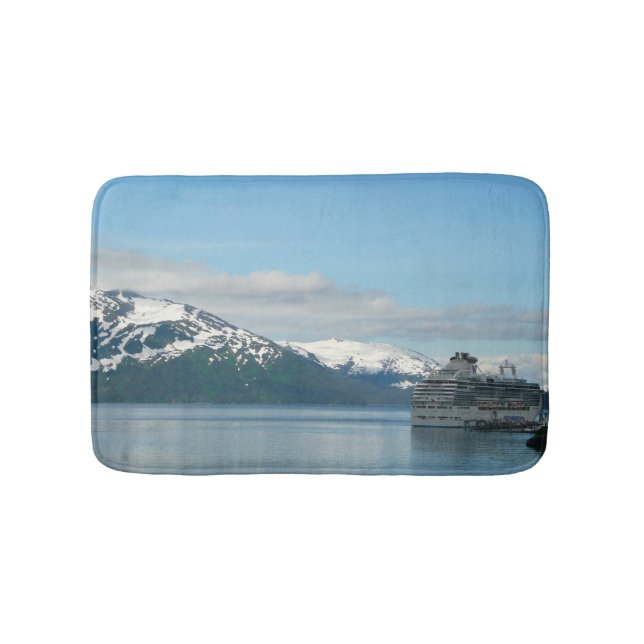Alaskan Cruise Vacation Travel Photography Bath Mat (Front)