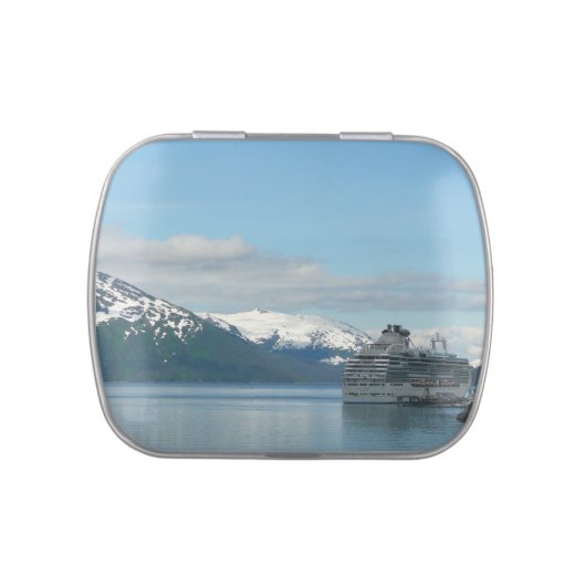 Alaskan Cruise Vacation Travel Photography Candy Tin (Top)