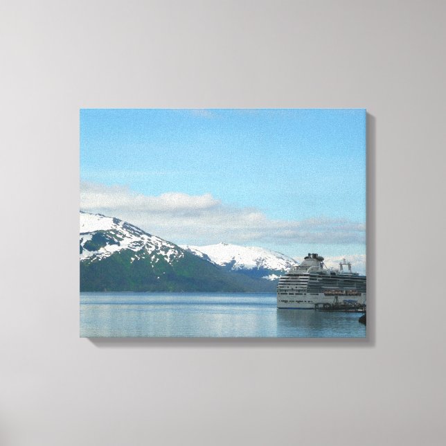 Alaskan Cruise Vacation Travel Photography Canvas Print (Front)