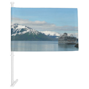 Alaskan Cruise Vacation Travel Photography Car Flag