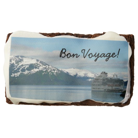Alaskan Cruise Vacation Travel Photography Chocolate Brownie (Front)