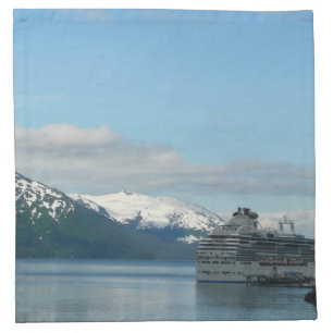 Alaskan Cruise Vacation Travel Photography Cloth Napkin