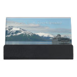 Alaskan Cruise Vacation Travel Photography Desk Business Card Holder