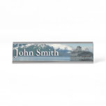 Alaskan Cruise Vacation Travel Photography Desk Name Plate