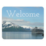 Alaskan Cruise Vacation Travel Photography Door Sign