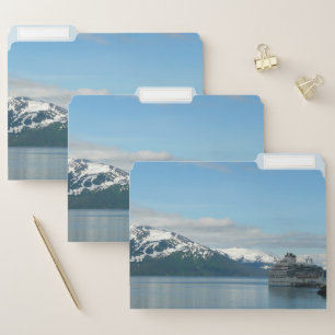 Alaskan Cruise Vacation Travel Photography File Folder