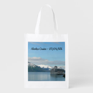 Alaskan Cruise Vacation Travel Photography Grocery Bag