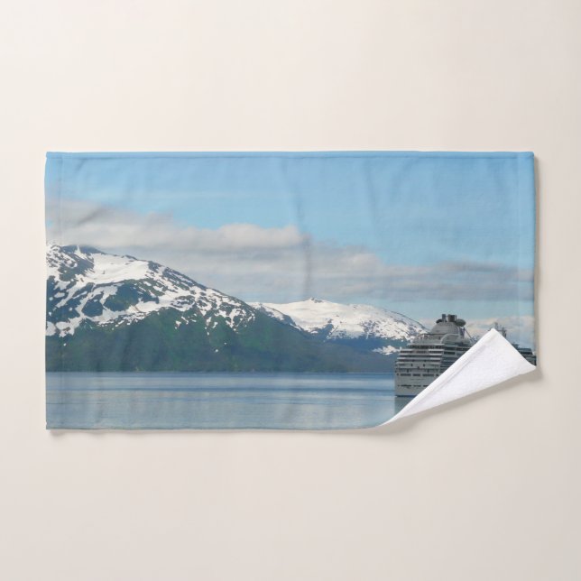 Alaskan Cruise Vacation Travel Photography Hand Towel (Hand Towel)