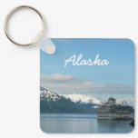 Alaskan Cruise Vacation Travel Photography Keychain