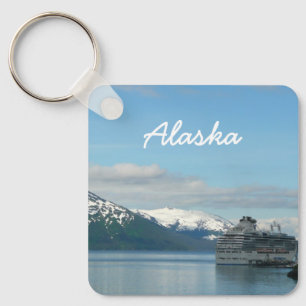 Alaskan Cruise Vacation Travel Photography Keychain