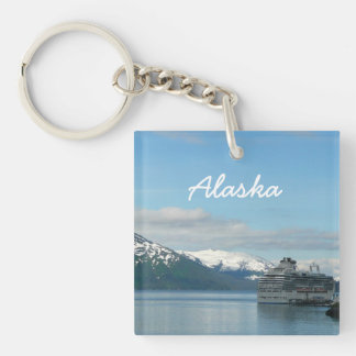 Alaskan Cruise Vacation Travel Photography Keychain